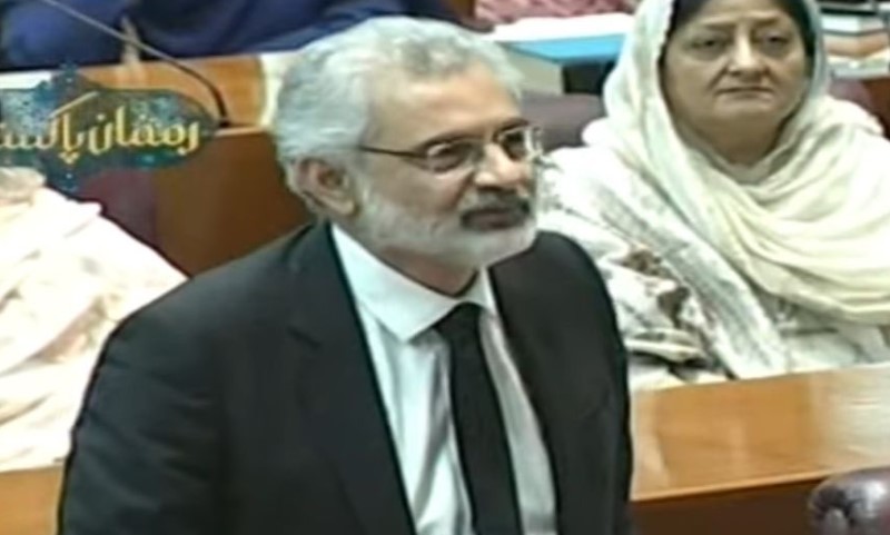 justice qazi faiz essa in parliament house