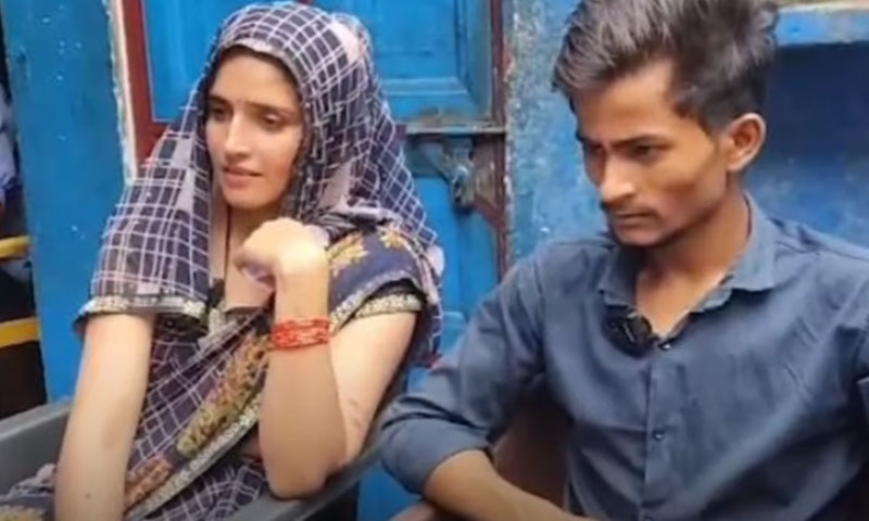 pakistani mother seema jakhrani reached india to marry hindu lover