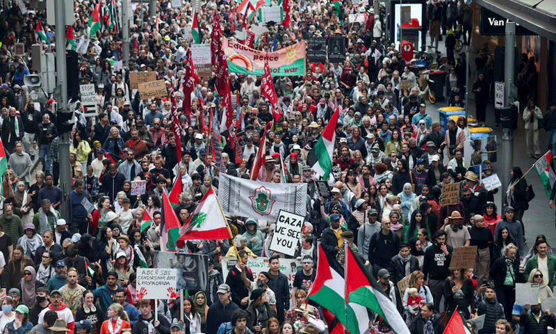 gaza war protest
